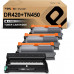 dr420 drum 1 pack and tn450 toner 3 packs